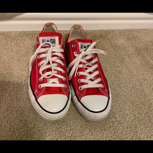 Red Converse Sneaker Shoe